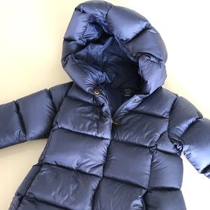 Ralph Lauren Navy Down Coat (4/4T)